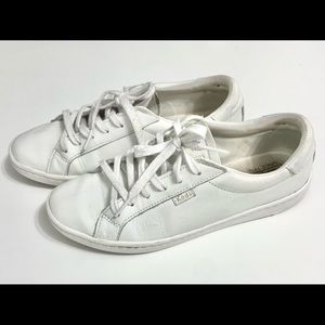 White Keds Ace Leather Sneakers